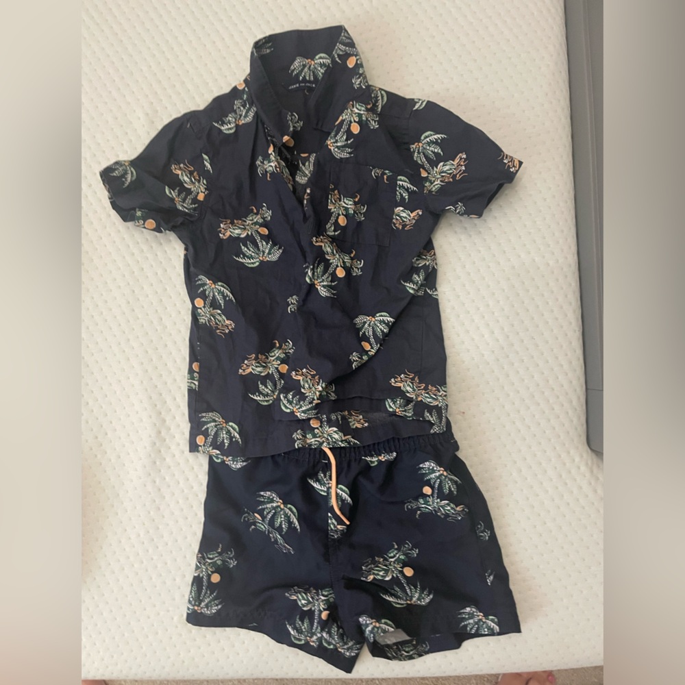 Janie and Jack Summer Outfit Shorts and Polo